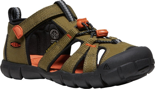 Seacamp II Cnx Y-Dark Olive/Gold Flame