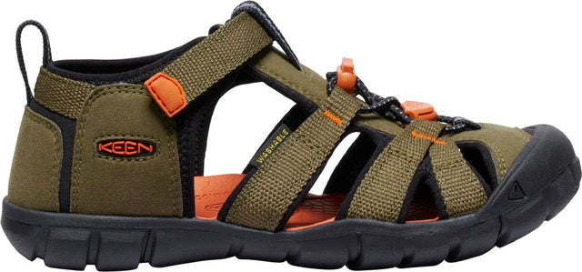 Seacamp II Cnx Y-Dark Olive/Gold Flame
