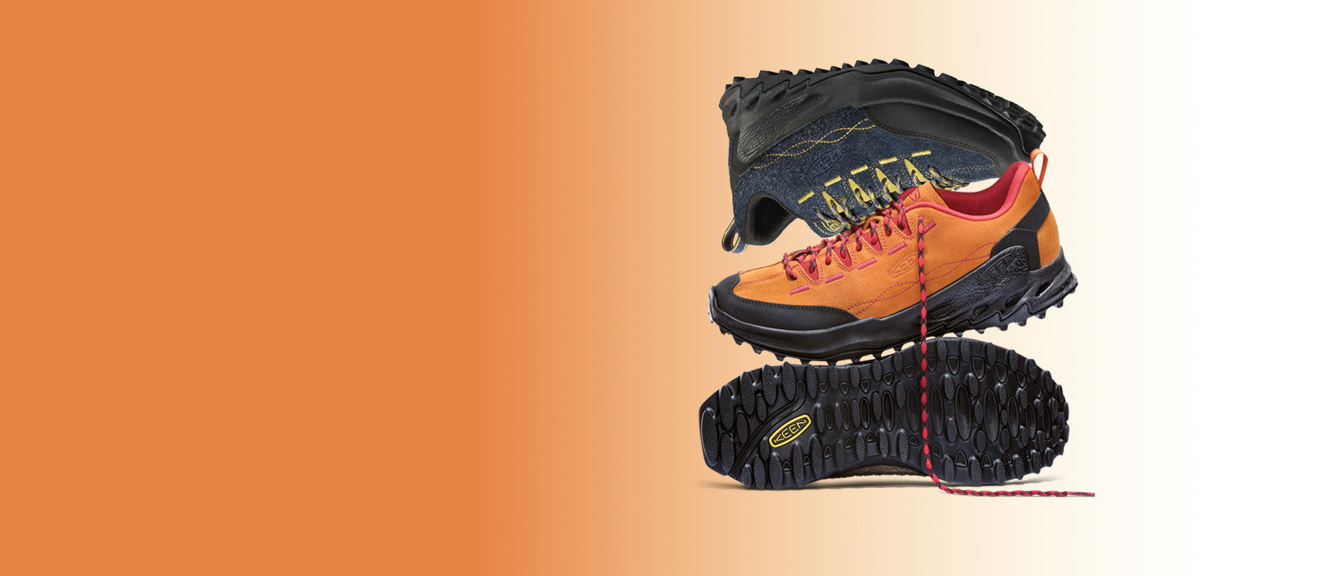 Approfitta degli sconti di gennaio sulla Jasper Zionic Sneaker Uomo Orange Pepper / Aura Orange. Comfort, grip e stile outdoor per l’uso quotidiano e il tempo libero. Offerta limitata.