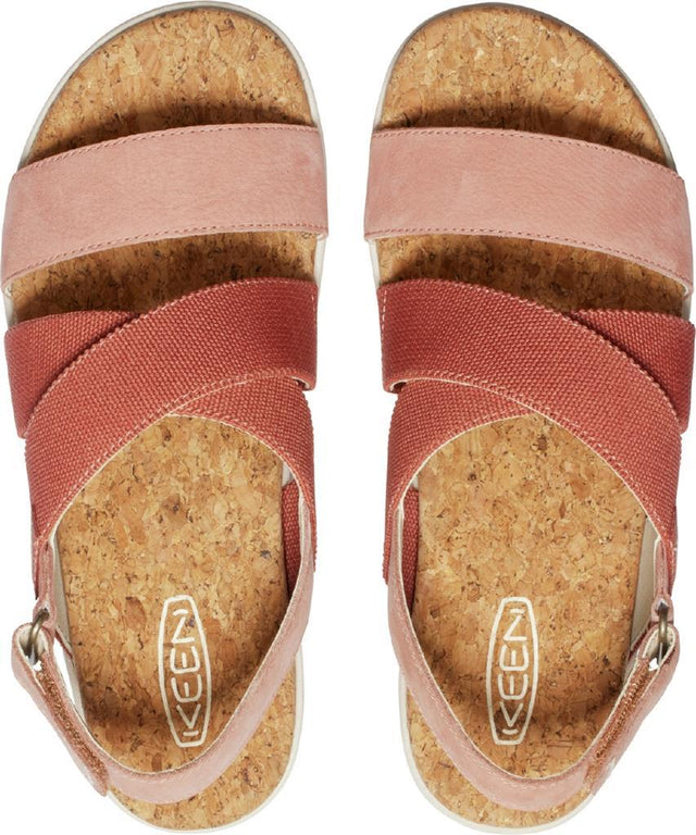 Elle Criss Cross W-Baked Clay/Cork