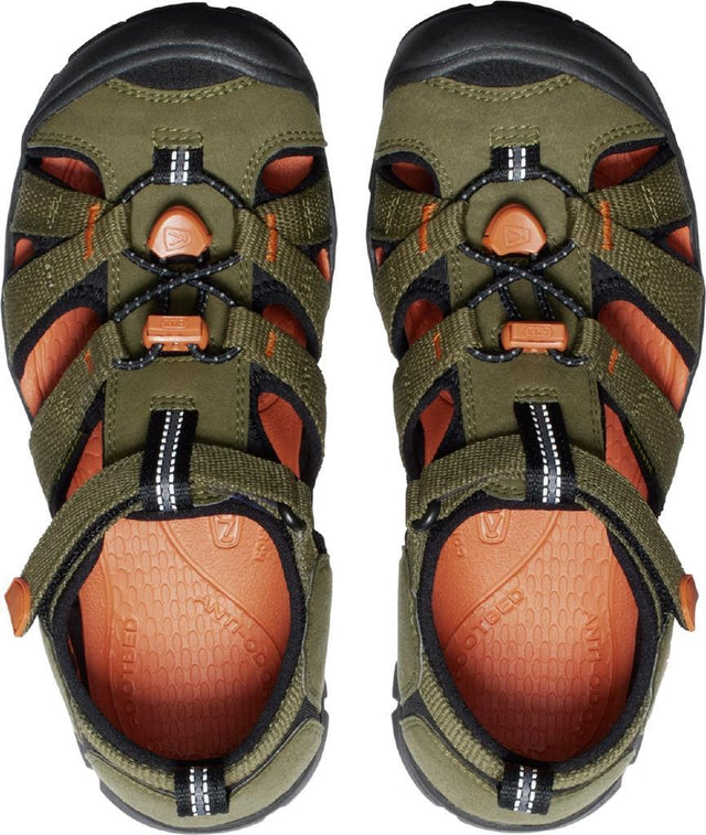 Seacamp II Cnx Y-Dark Olive/Gold Flame