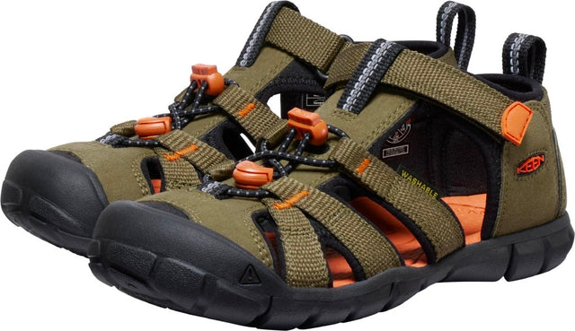 Seacamp II Cnx Y-Dark Olive/Gold Flame