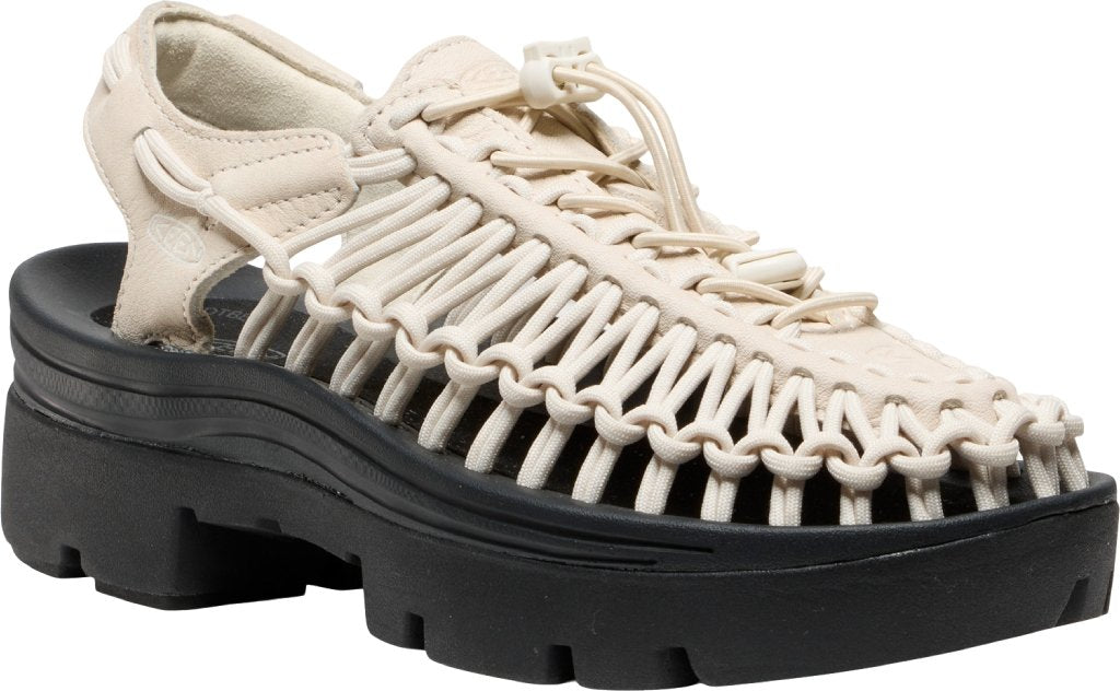 Sandali KEEN Uneek Uomo - Cachi/Oliva Martini - 42 EU - Costruzione A Due Corde
