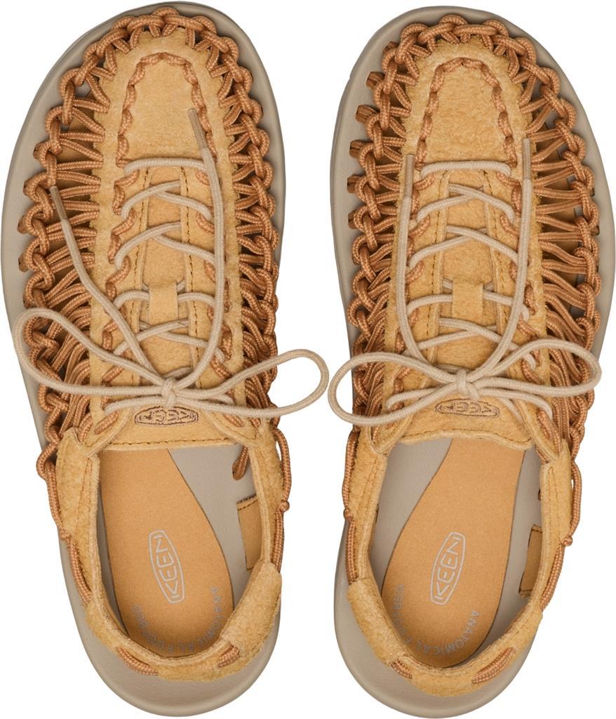 KEEN Uneek Leather Sandali Unisex oak buff/plaza taupe 1032092