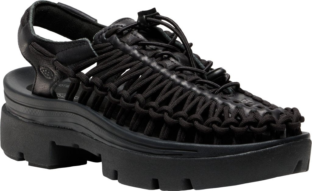 新品未使用品！ KEEN UNEEK PLT ユニーク 28cm KEEN Uneek Plt Sandali Unisex black smooth lea 1032211 - KEEN Italia