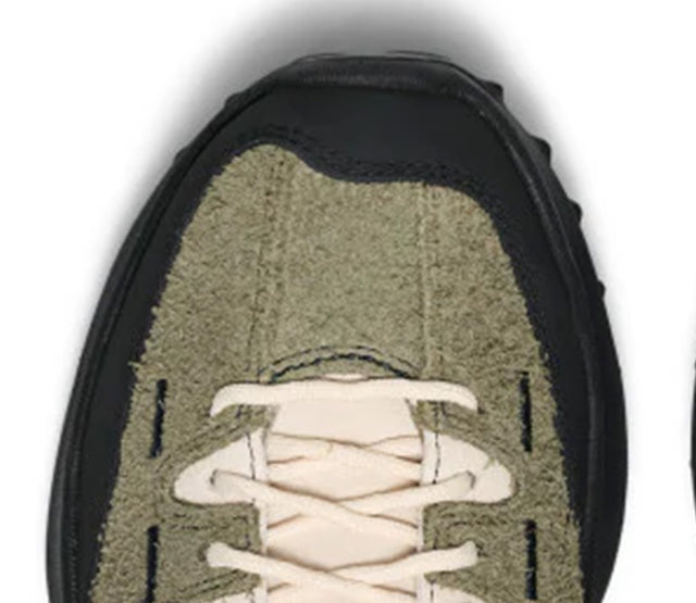 Dettaglio tomaia e sistema di allacciatura della sneaker KEEN Jasper Zionic, design outdoor ispirato al trail